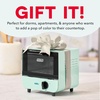 image:imageDash Mini Toaster Oven  Small Toaster Oven for Dorms Apartments amp Small Kitchens Adjustable Timer Dial with Auto Shutoff Removable Cooking Tray amp Crumb Catch AquaAqua
