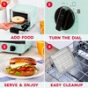 image:imageDash Mini Toaster Oven  Small Toaster Oven for Dorms Apartments amp Small Kitchens Adjustable Timer Dial with Auto Shutoff Removable Cooking Tray amp Crumb Catch AquaAqua