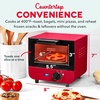 image:imageDash Mini Toaster Oven  Small Toaster Oven for Dorms Apartments amp Small Kitchens Adjustable Timer Dial with Auto Shutoff Removable Cooking Tray amp Crumb Catch AquaRed