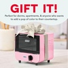 image:imageDash Mini Toaster Oven  Small Toaster Oven for Dorms Apartments amp Small Kitchens Adjustable Timer Dial with Auto Shutoff Removable Cooking Tray amp Crumb Catch AquaPink
