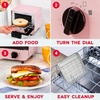 image:imageDash Mini Toaster Oven  Small Toaster Oven for Dorms Apartments amp Small Kitchens Adjustable Timer Dial with Auto Shutoff Removable Cooking Tray amp Crumb Catch AquaPink