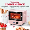 image:imageDash Mini Toaster Oven  Small Toaster Oven for Dorms Apartments amp Small Kitchens Adjustable Timer Dial with Auto Shutoff Removable Cooking Tray amp Crumb Catch AquaPink