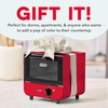 image:imageDash Mini Toaster Oven  Small Toaster Oven for Dorms Apartments amp Small Kitchens Adjustable Timer Dial with Auto Shutoff Removable Cooking Tray amp Crumb Catch AquaRed