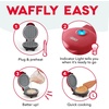 image:imageDash Mini Waffle Maker Compact Electric Iron for Creative Homemade Treats  Nonstick Surface  EasytoClean  Perfect for Kids amp Families  AquaAqua