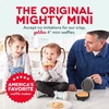 image:imageDash Mini Waffle Maker Compact Electric Iron for Creative Homemade Treats  Nonstick Surface  EasytoClean  Perfect for Kids amp Families  AquaAqua