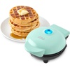 image:imageDash Mini Waffle Maker Compact Electric Iron for Creative Homemade Treats  Nonstick Surface  EasytoClean  Perfect for Kids amp Families  AquaAqua