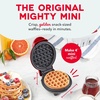 image:imageDash Mini Waffle Maker Compact Electric Iron for Creative Homemade Treats  Nonstick Surface  EasytoClean  Perfect for Kids amp Families  AquaRed