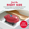 image:imageDash Mini Waffle Maker Compact Electric Iron for Creative Homemade Treats  Nonstick Surface  EasytoClean  Perfect for Kids amp Families  AquaRed