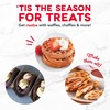 image:imageDash Mini Waffle Maker Mini Machine for Creative Homemade Treats  Nonstick Iron with Unique Print Design  Stylish Waffle Machine  Red HeartRed and Metallic Blue