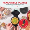 image:imageDash MultiMaker Mini System Removable Plate Set  Ceramic Nonstick Replacement Plates for FunShaped Waffle Breakfast  Waffle Maker Not Included  4Inch  TwoPack  PeanutsBunny  Shamrock