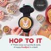 image:imageDash MultiMaker Mini System Removable Plate Set  Ceramic Nonstick Replacement Plates for FunShaped Waffle Breakfast  Waffle Maker Not Included  4Inch  TwoPack  PeanutsBunny  Shamrock