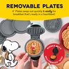 image:imageDash MultiMaker Mini System Removable Plate Set  Ceramic Nonstick Replacement Plates for FunShaped Waffle Breakfast  Waffle Maker Not Included  4Inch  TwoPack  PeanutsGrey