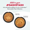 image:imageDash MultiMaker Mini System Removable Plate Set  Ceramic Nonstick Replacement Plates for FunShaped Waffle Breakfast  Waffle Maker Not Included  4Inch  TwoPack  PeanutsCrown  Rainbow