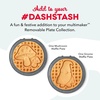 image:imageDash MultiMaker Mini System Removable Plate Set  Ceramic Nonstick Replacement Plates for FunShaped Waffle Breakfast  Waffle Maker Not Included  4Inch  TwoPack  PeanutsMushroom  Gnome