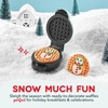 image:imageDash MultiMaker Mini System Removable Plate Set  Ceramic Nonstick Replacement Plates for FunShaped Waffle Breakfast  Waffle Maker Not Included  4Inch  TwoPack  PeanutsSnowman  Tree