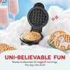 image:imageDash MultiMaker Mini System Removable Plate Set  Ceramic Nonstick Replacement Plates for FunShaped Waffle Breakfast  Waffle Maker Not Included  4Inch  TwoPack  PeanutsUnicorn  Dinosaur