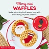 image:imageDash MultiMaker Mini System Removable Plate Set  Ceramic Nonstick Replacement Plates for FunShaped Waffle Breakfast  Waffle Maker Not Included  4Inch  TwoPack  PeanutsSanta  Stocking