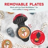 image:imageDash MultiMaker Mini System Removable Plate Set  Ceramic Nonstick Replacement Plates for FunShaped Waffle Breakfast  Waffle Maker Not Included  4Inch  TwoPack  PeanutsSnowman  Tree