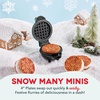 image:imageDash MultiMaker Mini System Removable Plate Set  Ceramic Nonstick Replacement Plates for FunShaped Waffle Breakfast  Waffle Maker Not Included  4Inch  TwoPack  PeanutsGingerbread  Snowflake