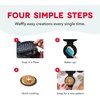 image:imageDash MultiMaker Mini System Removable Plate Set  Ceramic Nonstick Replacement Plates for FunShaped Waffle Breakfast  Waffle Maker Not Included  4Inch  TwoPack  PeanutsRocketship  Star