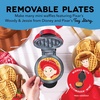 image:imageDash MultiMaker Mini System Removable Plate Set  Ceramic Nonstick Replacement Plates for FunShaped Waffle Breakfast  Waffle Maker Not Included  4Inch  TwoPack  PeanutsToy Story Woody  Jessie
