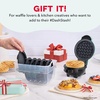 image:imageDash MultiMaker Mini System Removable Plate Set  Ceramic Nonstick Replacement Plates for FunShaped Waffle Breakfast  Waffle Maker Not Included  4Inch  TwoPack  PeanutsGriddle  Griddle