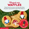image:imageDash MultiMaker Mini System Removable Plate Set  Ceramic Nonstick Replacement Plates for FunShaped Waffle Breakfast  Waffle Maker Not Included  4Inch  TwoPack  PeanutsMushroom  Gnome