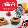 image:imageDash MultiMaker Mini System Removable Plate Set  Ceramic Nonstick Replacement Plates for FunShaped Waffle Breakfast  Waffle Maker Not Included  4Inch  TwoPack  PeanutsMickey and Minnie