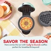 image:imageDash MultiMaker Mini System Removable Plate Set  Ceramic Nonstick Replacement Plates for FunShaped Waffle Breakfast  Waffle Maker Not Included  4Inch  TwoPack  PeanutsSunflower  Bee