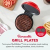 image:imageDash MultiMaker Mini System Removable Plate Set  Ceramic Nonstick Replacement Plates for FunShaped Waffle Breakfast  Waffle Maker Not Included  4Inch  TwoPack  PeanutsGrill  Grill