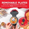 image:imageDash MultiMaker Mini System Removable Plate Set  Ceramic Nonstick Replacement Plates for FunShaped Waffle Breakfast  Waffle Maker Not Included  4Inch  TwoPack  PeanutsDonald and Daisy