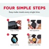 image:imageDash MultiMaker Mini System Removable Plate Set  Ceramic Nonstick Replacement Plates for FunShaped Waffle Breakfast  Waffle Maker Not Included  4Inch  TwoPack  PeanutsGriddle  Griddle