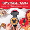 image:imageDash MultiMaker Mini System Removable Plate Set  Ceramic Nonstick Replacement Plates for FunShaped Waffle Breakfast  Waffle Maker Not Included  4Inch  TwoPack  PeanutsMickey and Minnie
