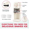 image:imageDash Pro Shaved Ice Machine  Snow Cone Maker with Adjustable Blade for Fluffy Frozen Treats at home  Countertop Ice Shaver 2 Freezer Containers amp Recipe Guide