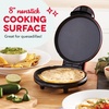 image:imageDash Round Express Electric  Pancake Maker amp Eggs Griddle System  Healthy Breakfast Maker  Quick HeatUp amp Easy Cleanup  nonstick surface  AquaRed