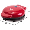 image:imageDash Round Express Electric  Pancake Maker amp Eggs Griddle System  Healthy Breakfast Maker  Quick HeatUp amp Easy Cleanup  nonstick surface  AquaRed