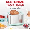 image:imageDash SmartStore 2Slice Toaster  FiveBrowning Levels ExtraWide Slots amp Compact Size  Included Storage Lid  1Touch Bagel amp 15Second Functions  AquaAqua