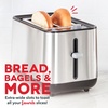 image:imageDash SmartStore 2Slice Toaster  FiveBrowning Levels ExtraWide Slots amp Compact Size  Included Storage Lid  1Touch Bagel amp 15Second Functions  AquaBlack