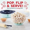 image:imageDash SmartStore Stirring Popcorn Maker  Electric Popcorn Machine with ButterMelting Tray amp Clear Serving Bowl  Features Stirring Bar  24 Cups WhiteAqua