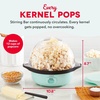image:imageDash SmartStore Stirring Popcorn Maker  Electric Popcorn Machine with ButterMelting Tray amp Clear Serving Bowl  Features Stirring Bar  24 Cups WhiteAqua