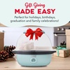 image:imageDash SmartStore Stirring Popcorn Maker  Electric Popcorn Machine with ButterMelting Tray amp Clear Serving Bowl  Features Stirring Bar  24 Cups WhiteAqua