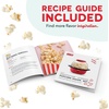 image:imageDash SmartStore Stirring Popcorn Maker  Electric Popcorn Machine with ButterMelting Tray amp Clear Serving Bowl  Features Stirring Bar  24 Cups WhiteAqua