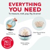 image:imageDash SmartStore Stirring Popcorn Maker  Electric Popcorn Machine with ButterMelting Tray amp Clear Serving Bowl  Features Stirring Bar  24 Cups WhiteAqua