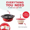 image:imageDash SmartStore Stirring Popcorn Maker  Electric Popcorn Machine with ButterMelting Tray amp Clear Serving Bowl  Features Stirring Bar  24 Cups WhiteRed