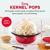 image:imageDash SmartStore Stirring Popcorn Maker  Electric Popcorn Machine with ButterMelting Tray amp Clear Serving Bowl  Features Stirring Bar  24 Cups WhiteRed