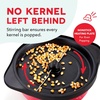 image:imageDash SmartStore Stirring Popcorn Maker  Electric Popcorn Machine with ButterMelting Tray amp Clear Serving Bowl  Features Stirring Bar  24 Cups WhiteRed