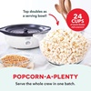 image:imageDash SmartStore Stirring Popcorn Maker  Electric Popcorn Machine with ButterMelting Tray amp Clear Serving Bowl  Features Stirring Bar  24 Cups WhiteWhite