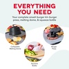 image:imageDash Smash XL Electric Griddle 15x19 Inch Indoor Flat Top Grill with Burger Press amp Melting Dome Ceramic Nonstick for Smash Burgers Pancakes amp Breakfast Quick Sear BlackXL GRIDDLE WITH ACCESSORIES