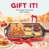 image:imageDash Smash XL Electric Griddle 15x19 Inch Indoor Flat Top Grill with Burger Press amp Melting Dome Ceramic Nonstick for Smash Burgers Pancakes amp Breakfast Quick Sear BlackXL GRIDDLE