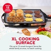 image:imageDash Smash XL Electric Griddle 15x19 Inch Indoor Flat Top Grill with Burger Press amp Melting Dome Ceramic Nonstick for Smash Burgers Pancakes amp Breakfast Quick Sear BlackXL GRIDDLE